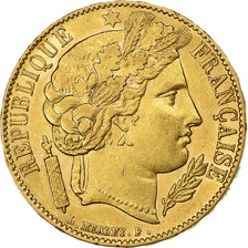 Coin, France, Cérès, 20 Francs, 1851, Paris, Variety, AU(50-53), Gold, KM:762