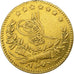 Turquia, Abdul Aziz, 25 Kurush, 1870, Qustantiniyah, Dourado, AU(50-53), KM:694
