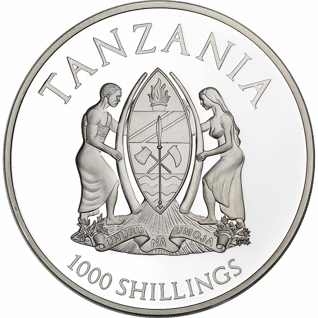 Tanzania, 1000 Shillings, 1 Vera Silver Oz, PEGASUS Mythical Creatures, 2022, 1