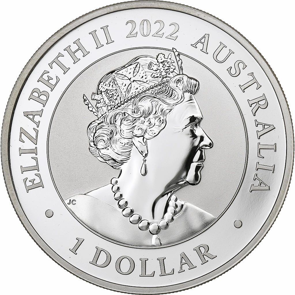 Austrália, 1 Dollar, BLACK SWANS Colorée, 2022, 1 Oz, Proof, Prata, MS(60-62)