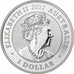 Austrália, 1 Dollar, BLACK SWANS Colorée, 2022, 1 Oz, Proof, Prata, MS(60-62)