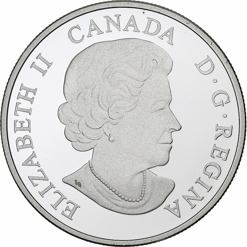 Canada, Elizabeth II, 20 Dollars, Wooly Mammoth, 2014, 1 Oz, Silver, MS66