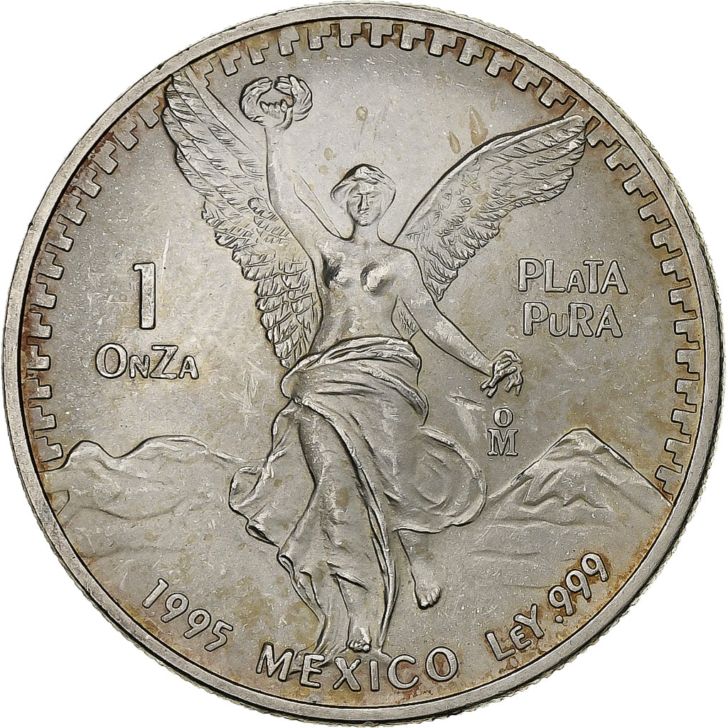 Messico, 1 Onza, 1995, Mexico, Argento, SPL