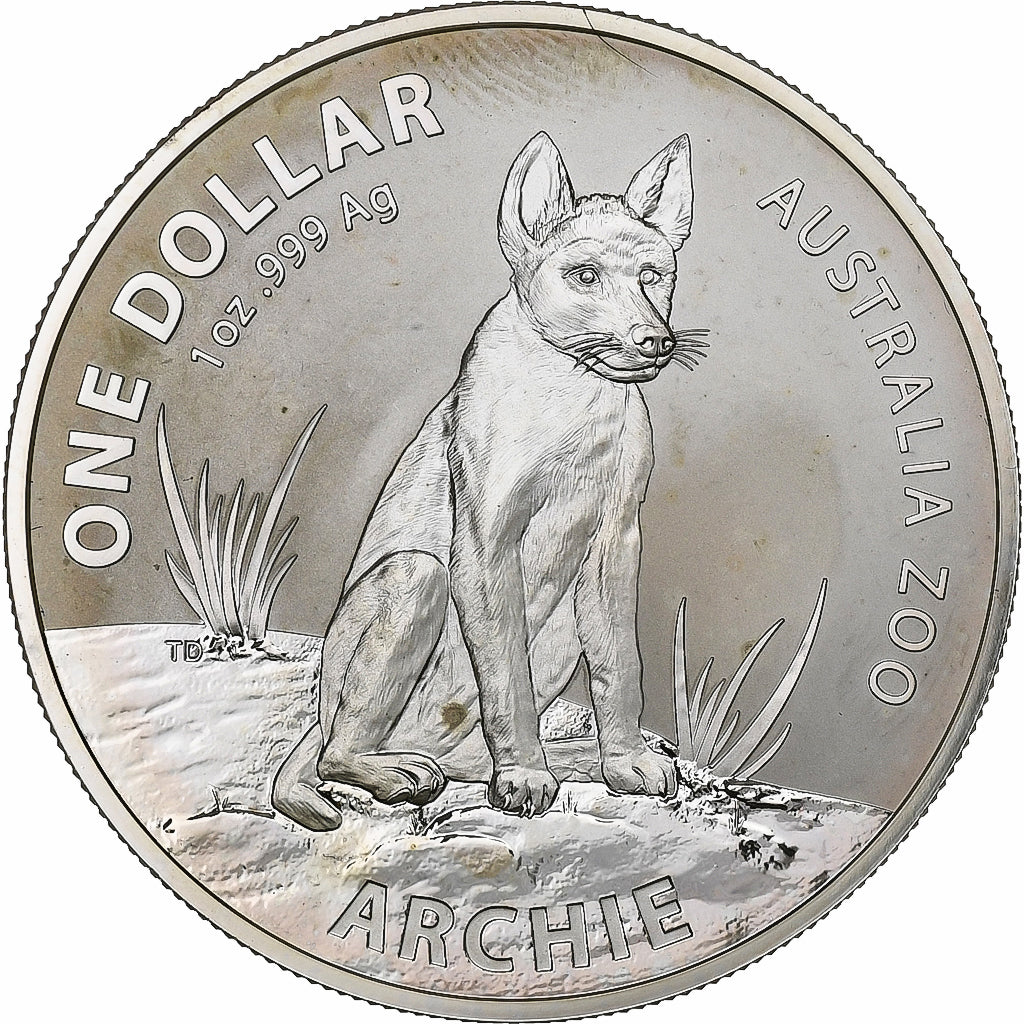 Australia, 1 Dollar, 1 Oz, Archie-Alpine Dingo, 2017, Royal Australian Mint, 1