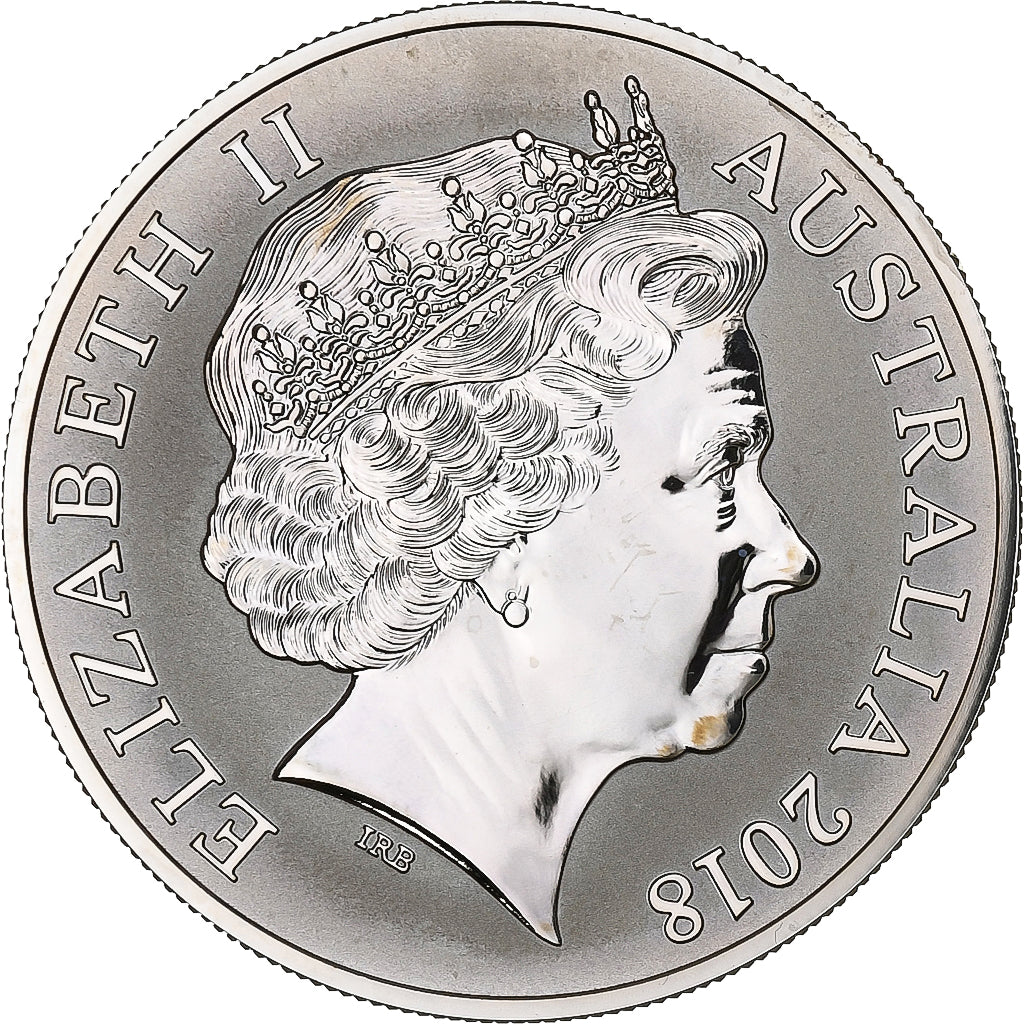 Australia, 1 Dollar, 1 Oz, Panda Roux, 2018, 1 Oz, Proof, Argento, SPL+