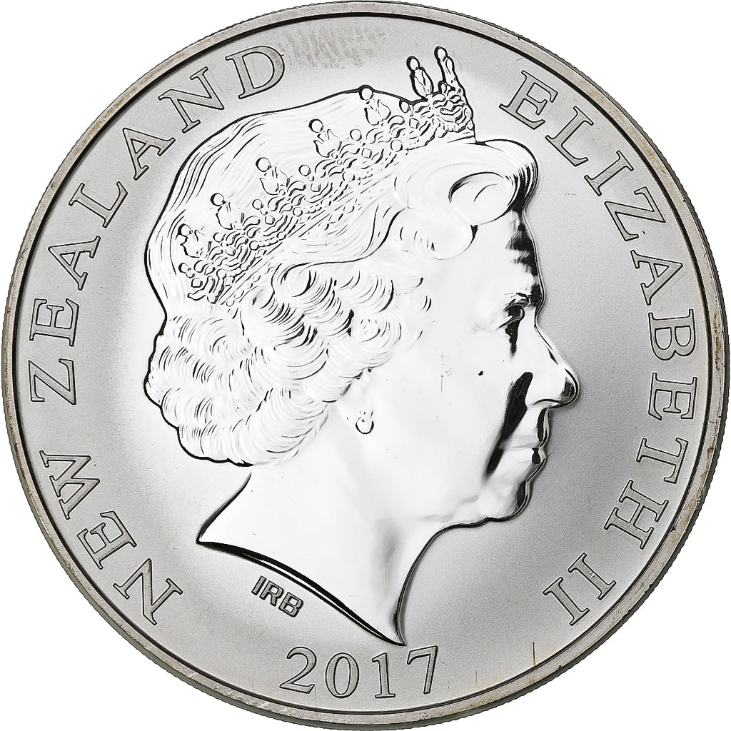 Nova Zelândia, 1 Dollar, 1 Oz, Rakiura Tokoeka, 2017, 1 Oz, Prata, MS(65-70)
