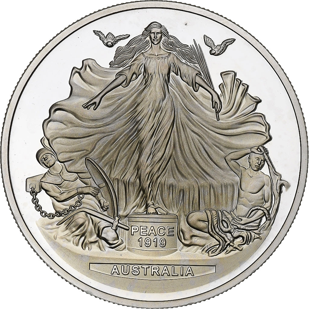 Australië, 5 dollars, 1 oz, Centenary of the Treaty of Versailles, 2019, 1 Oz