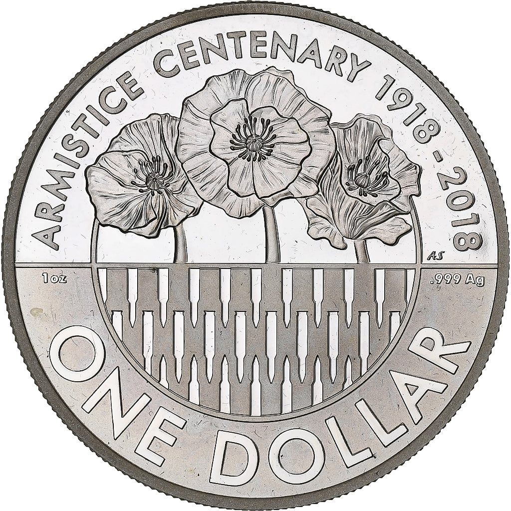 Australia, 1 Dollar, 1 Oz, Armistice Centenary 1918-2018, 2018, 1 Oz, Proof