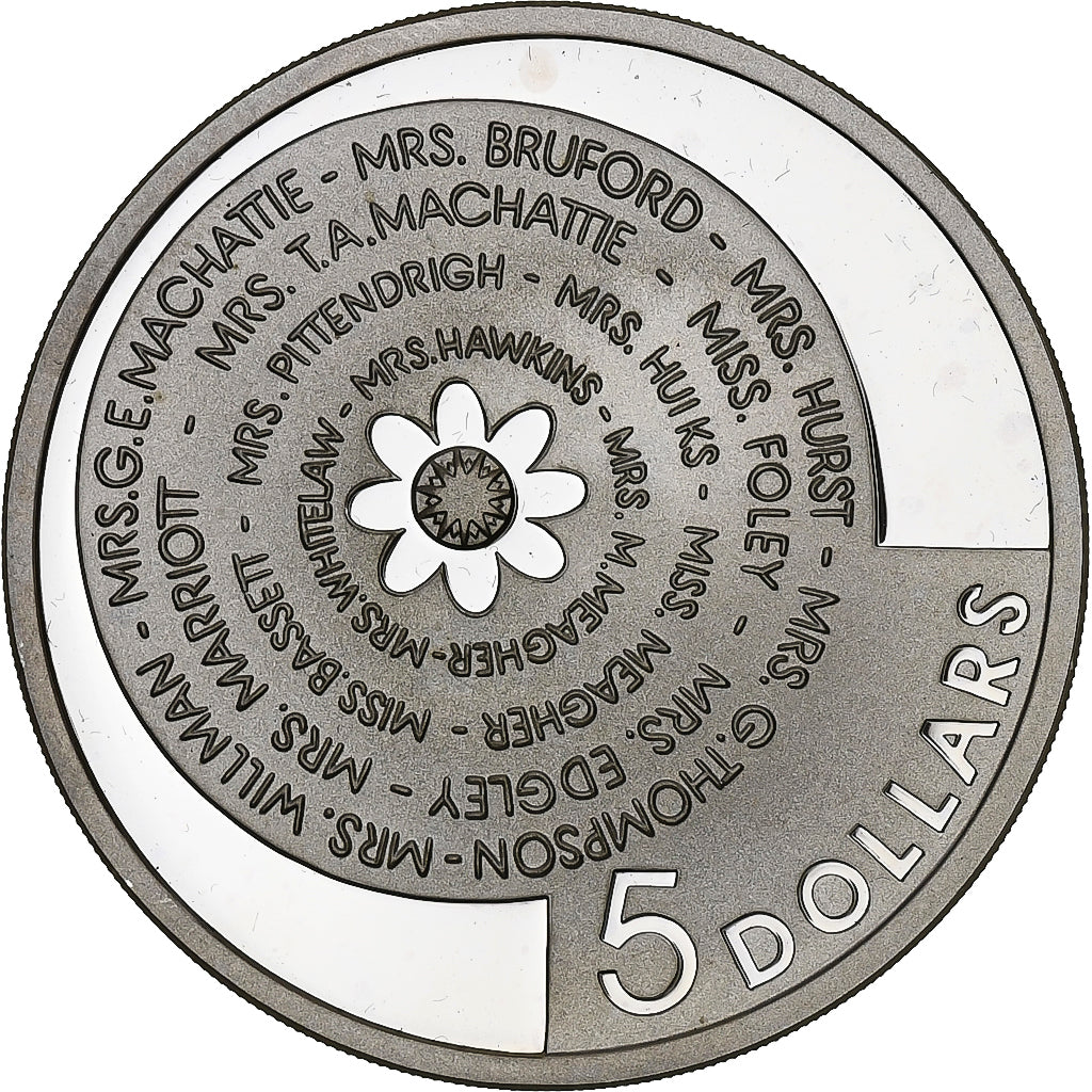 Australia, 5 dollars, 1 oz, Bathurst Ladies Oganizing Comittee, 2001, 1 Oz