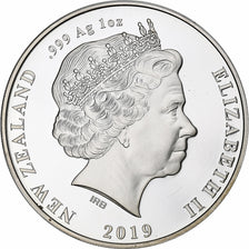 Nowa Zelandia, 5 dollars, 1 oz, Takahe, 2019, Proof 1.Oz, Srebro, MS(60-62)