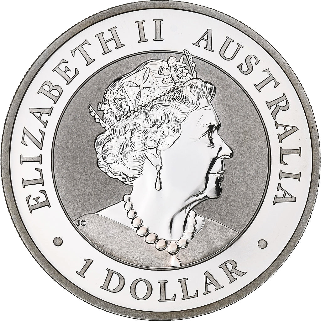 Australia, 1 Oz coloré, 1 Dollar, 1 Oz, 2021, Silver, MS(65-70)