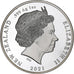 Nueva Zelanda, 1 Dollar, 1 Oz, Tangaroa, 2021, proof 1 Oz coloré, Plata, EBC+