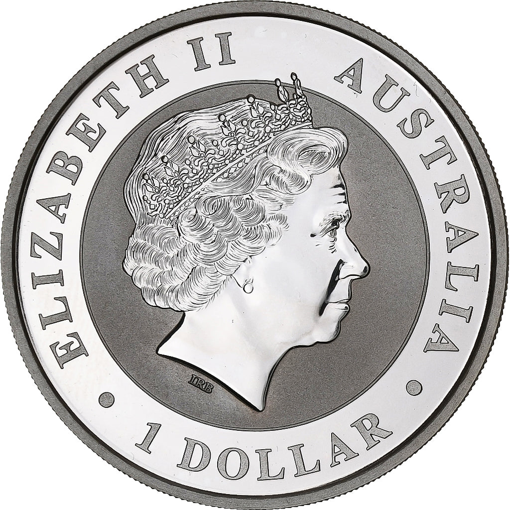 Australia, 1 Dollar, 1 Oz, L'Emeu, 2018, Silver, MS(65-70)