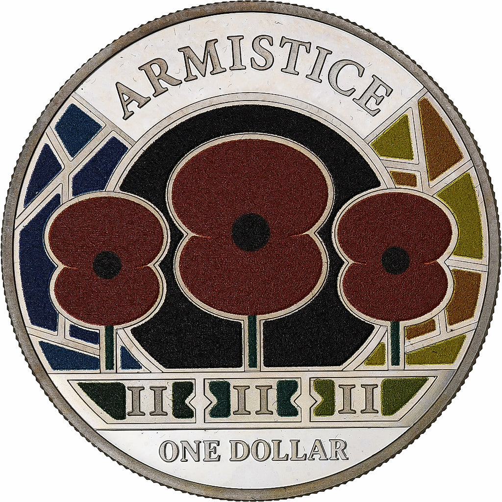 Nova Zelândia, 1 Dollar, 1 Oz, Centenary of the First World War -Armistice