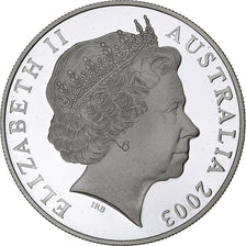 Australia, 5 dollars, 1 oz, Rugby World Cup Selectively Gold Plated, 2003, 1 Oz