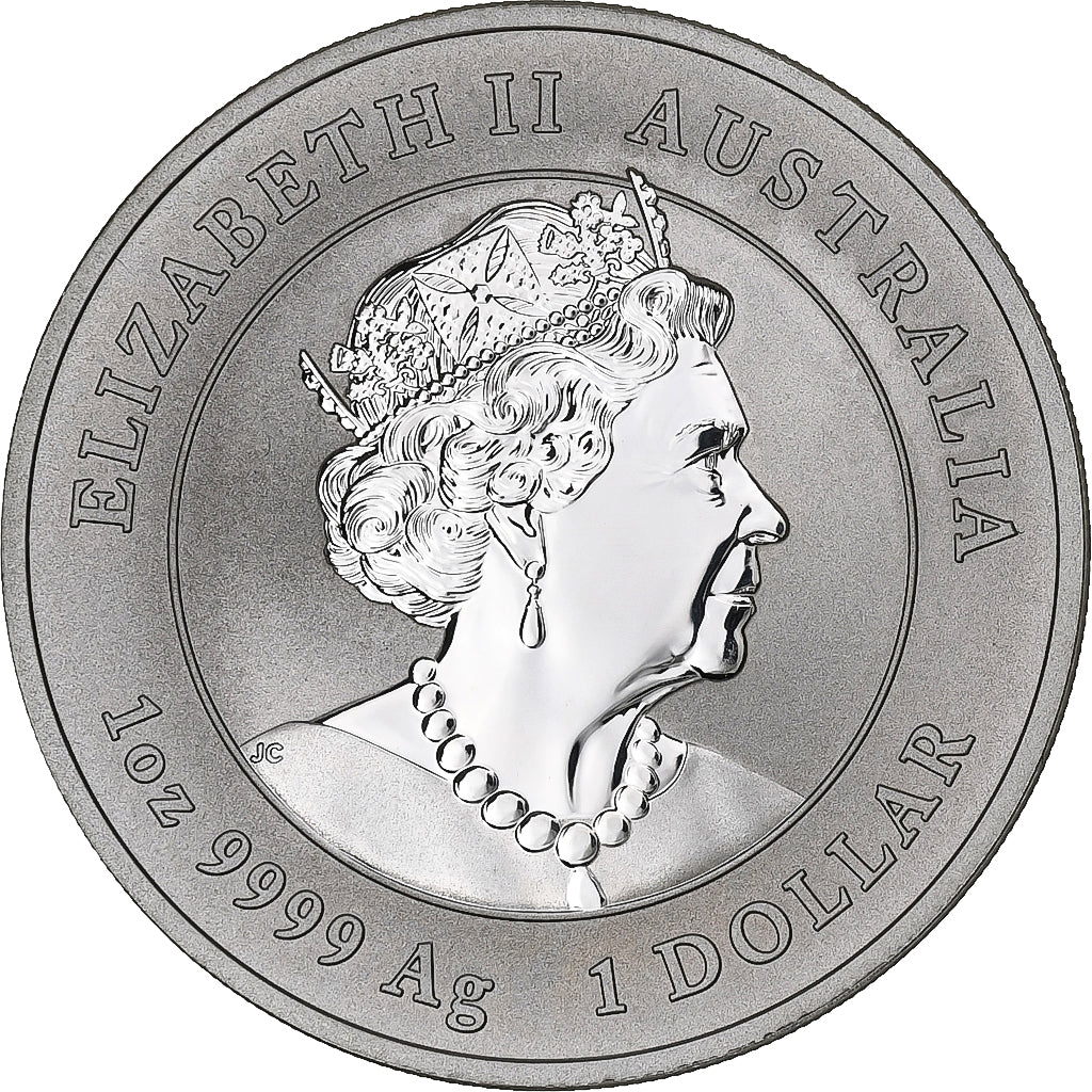 Australia, 1 Dollar, 1 Oz, année du rat, 2020, Argento, SPL+