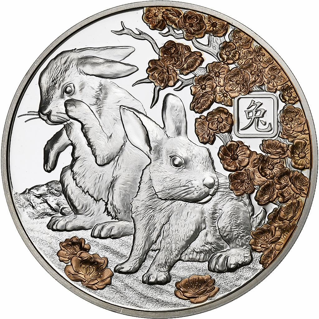 Salomoneilanden, 5 Dollars, Posthumous-Year of the Rabbit, 2023, 1 Oz, Proof