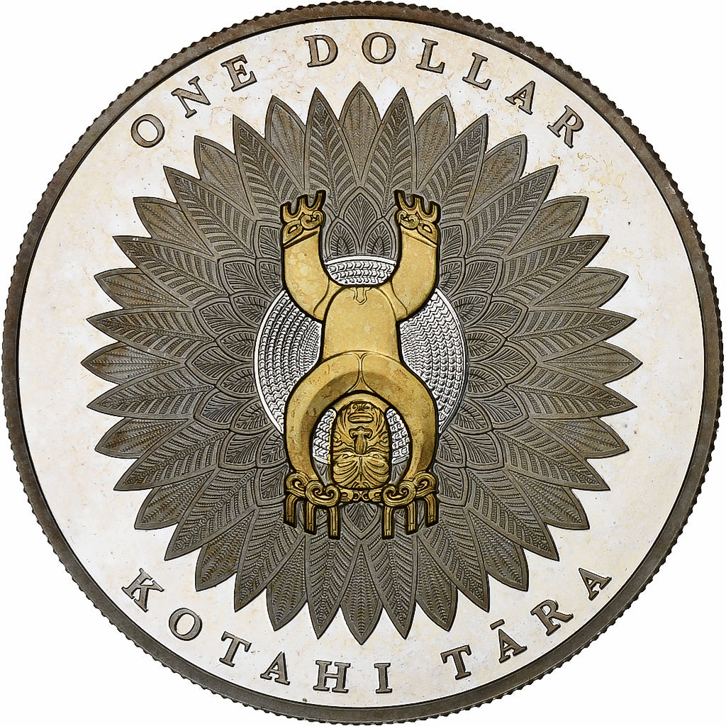 Nouvelle-Zélande, 1 Dollar, 1 Oz, Art-Kotahi Tara, 2014, Proof 1.Oz, Argent