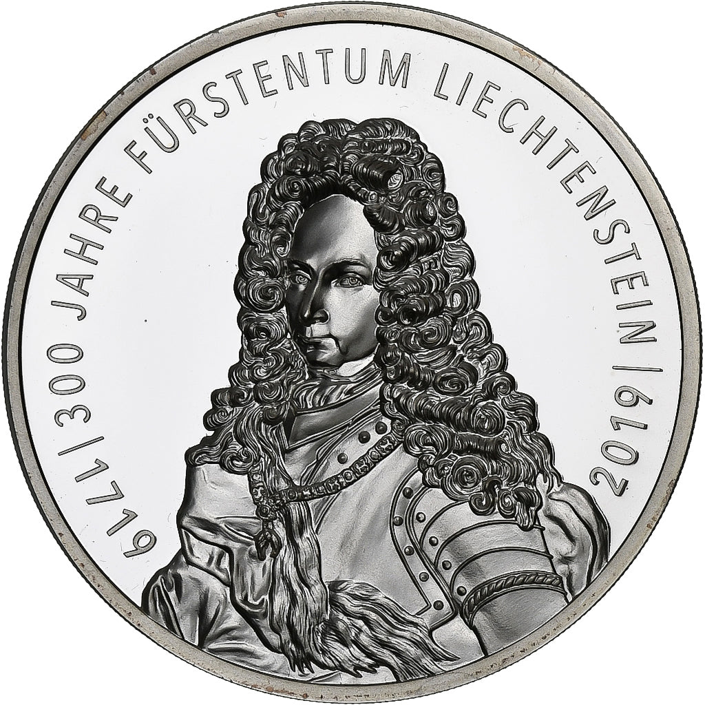 Liechtenstein, 5 Franken, Anton Florian 300 ans Liechtenstein, 2019, B.H. Mayer