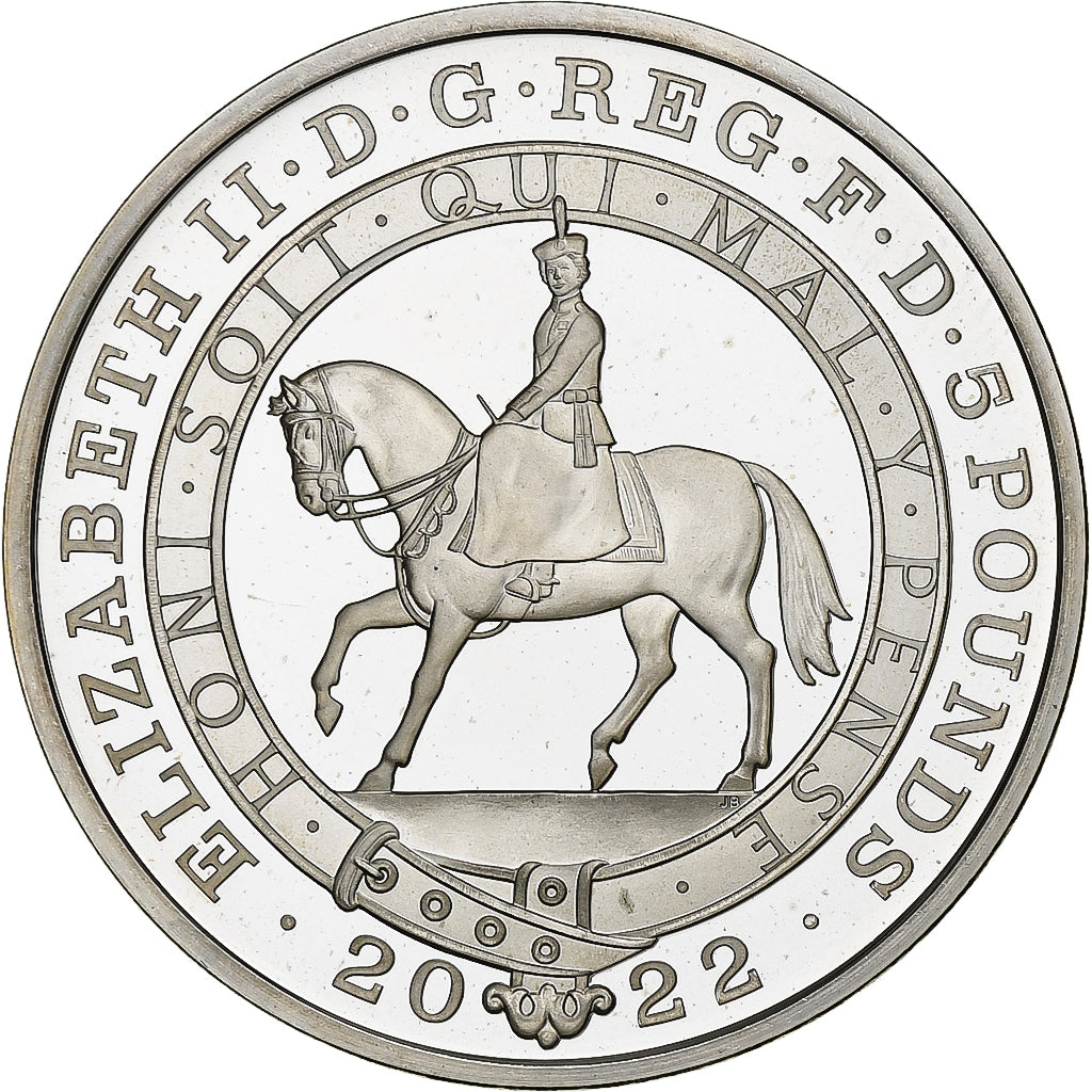 Gran Bretaña, 5 pounds Proof, Platinium Jubilee, 2022, British Royal Mint