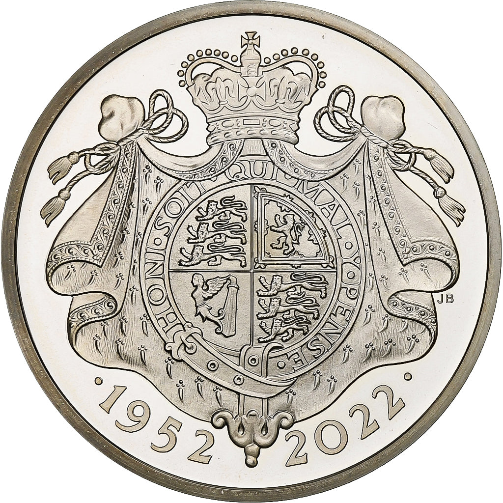 Great Britain, 5 pounds Proof, Platinium Jubilee, 2022, British Royal Mint