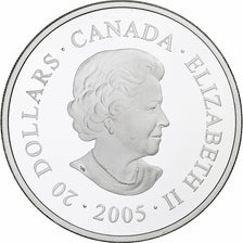 Canada, 20 Dollars, Pacific Rim, 2005, Ottawa, 1 Oz, Proof, Silver, MS(65-70)