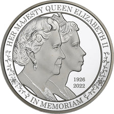 Barbados, 5 dollars, 1 oz, Queen Elizabeth II Double Portrait, 2022, Silver