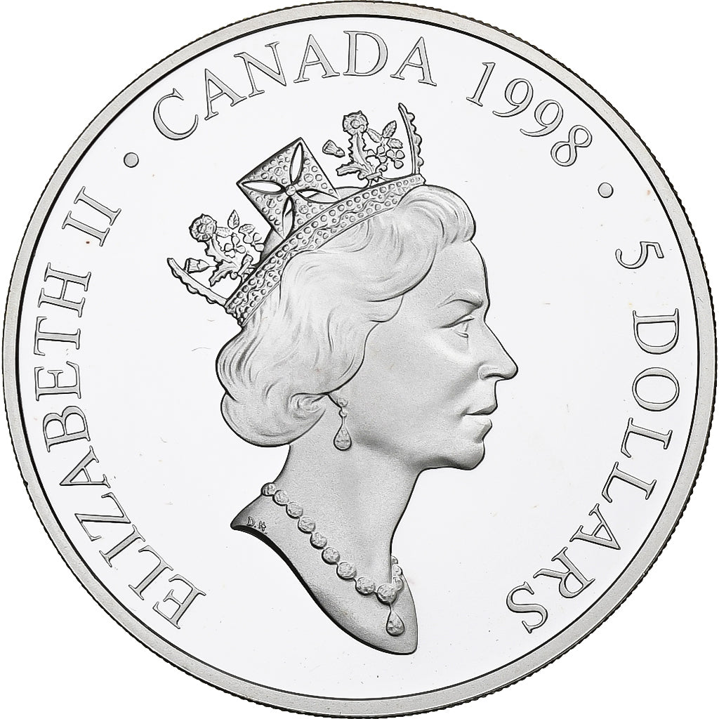 Canada, 5 dollars, 1 oz, Norman Bethune 1938, 1998, 1 Oz, Proof, Silver