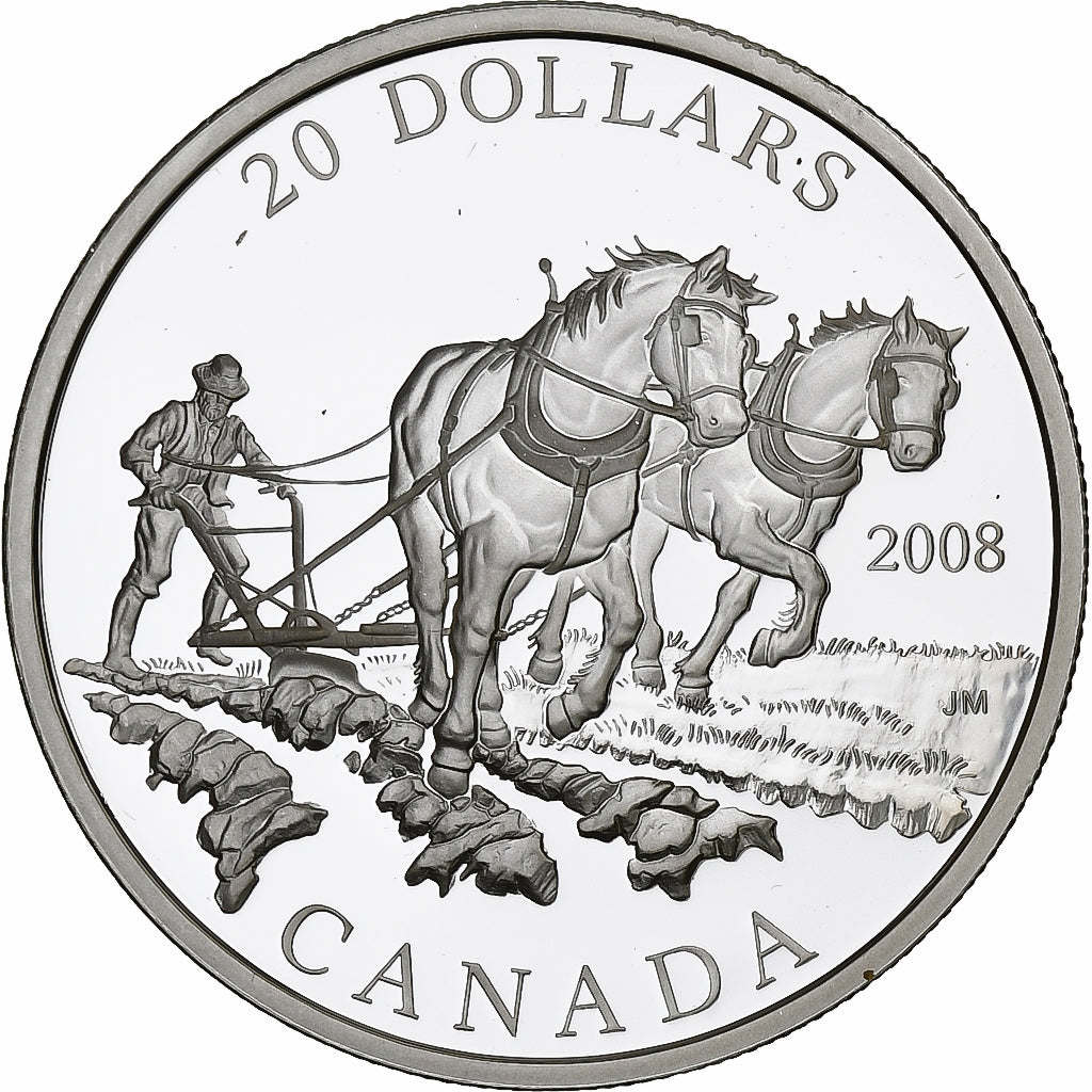 Canada, Elizabeth II, 20 Dollars, Le Commerce des produits Agricoles, 2008