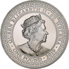 Saint Helena, Elizabeth II, 1 Pound oz, Chinese Trade Dollar, 2019, 1 Oz