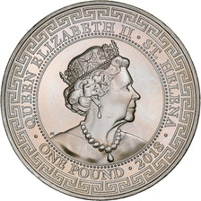 Saint Helena, Elizabeth II, 1 Pound oz, The trade Dollar Collection, 2018, 1 Oz