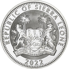 Sierra Leone, 1 Dollar, 1 Oz, Lion Bullion coin, 2022, Pobjoy Mint, Silver