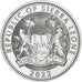 Sierra Leone, 1 Dollar, 1 Oz, Lion Bullion coin, 2022, Pobjoy Mint, Silver