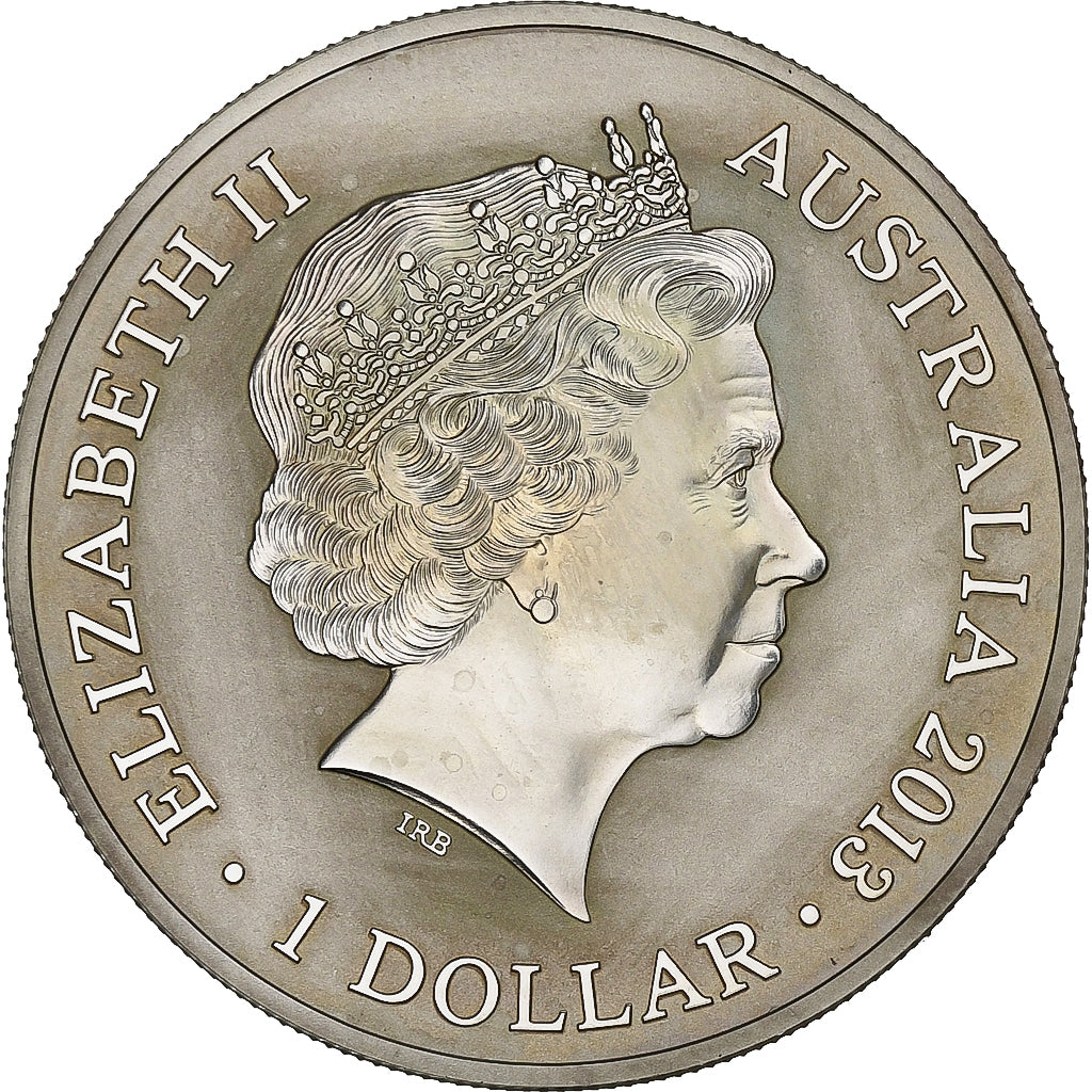 Australia, 1 Dollar, 1 Oz, kangourou, 2013, Royal Australian Mint, Srebro
