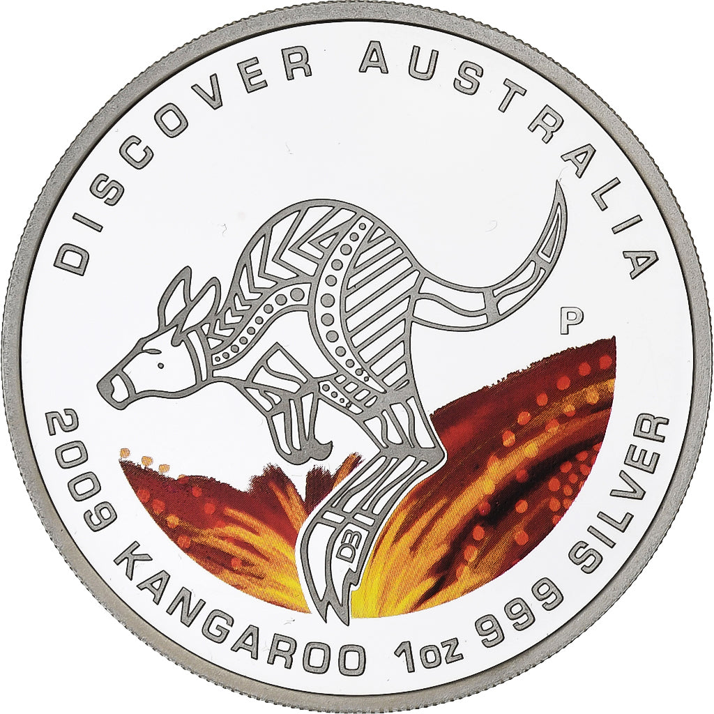 Australia, 1 Dollar, 1 Oz, 4Th Portrait , Kangaroo Dreaming, 2009, Perth