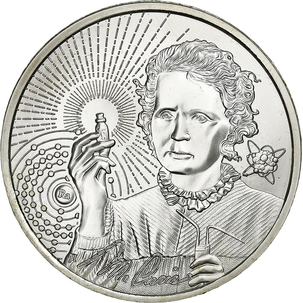 Niue, 2 dollars, 1 Oz, Marie Curie, Silver, MS(63)