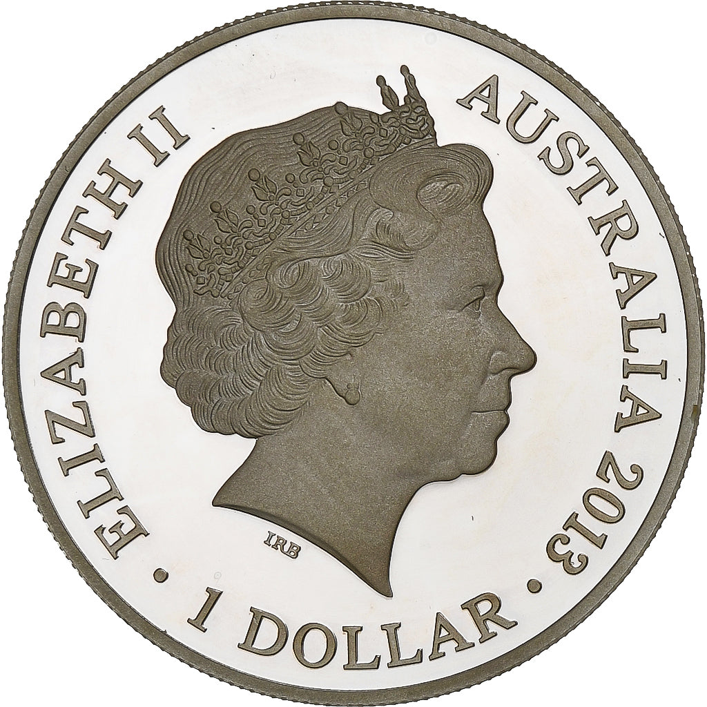 Australia, 1 Dollar, 1 Oz, 4 th Portrait , Eastern Grey Kangarou, 2013, Royal