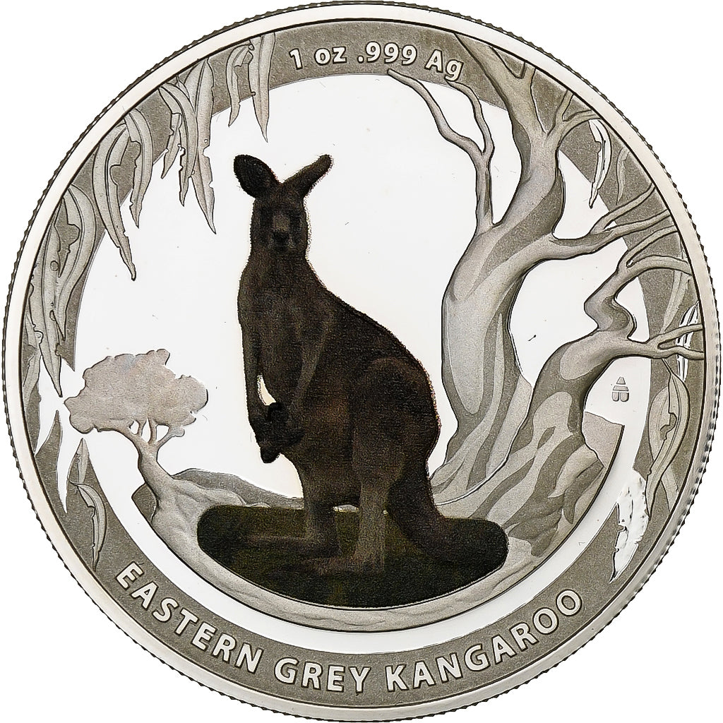 Australia, 1 Dollar, 1 Oz, 4 th Portrait , Eastern Grey Kangarou, 2013, Royal