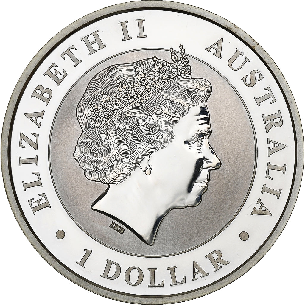 Australia, 1 Dollar, 1 Oz, Australian Stock, 2015, Perth, BU, Silver, MS(63)