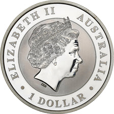 Australia, 1 Dollar, 1 Oz, Australian Stock, 2015, Perth, BU, Silver, MS(63)