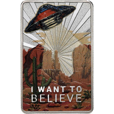 2000 Francs, UFO, 2023, 1 Oz, Silver, MS(65-70)