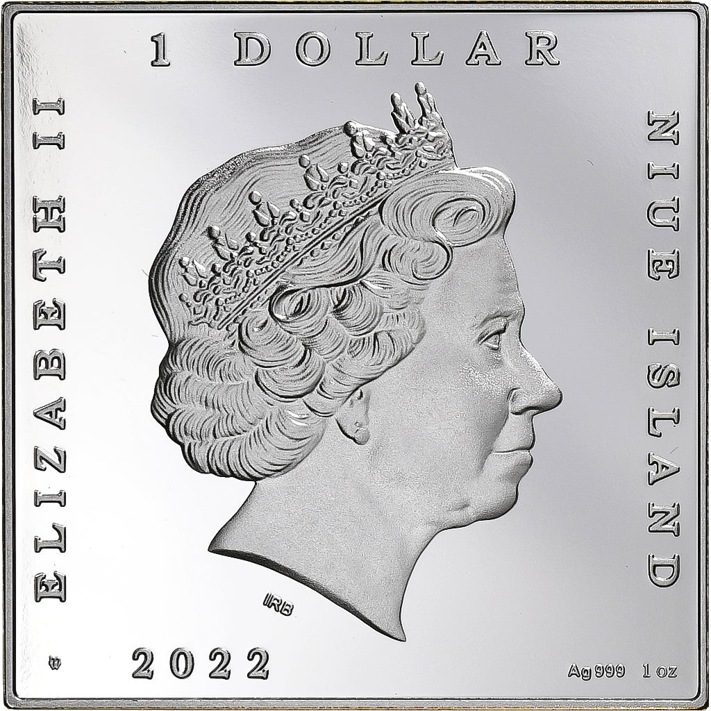 Niue, 1 Dollar, Almond Blossom, 2022, Varsovie, 1 Oz, Proof, Silver, MS(65-70)
