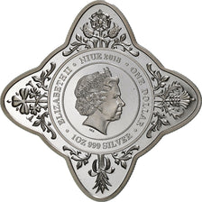 Niue, 1 Dollar, Royal Star, 2018, Silver, MS(65-70)
