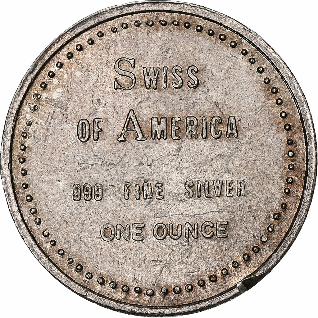 United States, 1 Oz, Swiss of America, Draper Mint - Swiss of America, Silver