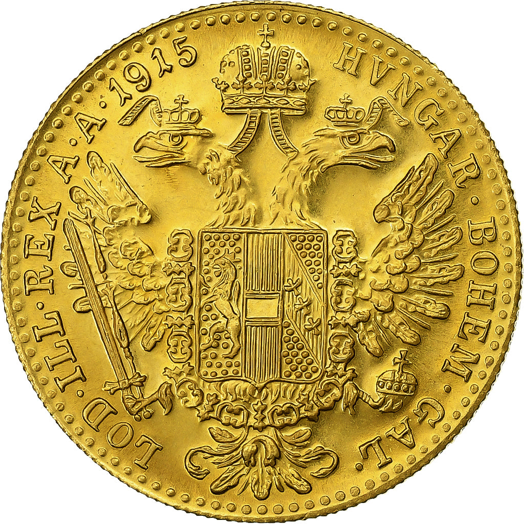 Autriche, Franz Joseph I, Ducat, 1915, Refrappe, Or, SUP+, KM:2267