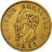 Italy, Vittorio Emanuele II, 10 Lire, 1863, Torino, Gold, VF(30-35), KM:9.3