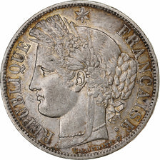 Francja, 5 Francs, Cérès, 1849, Paris, Srebro, AU(50-53), Gadoury:719