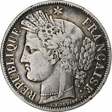 Francia, 5 Francs, Cérès, 1849, Paris, Argento, BB, Gadoury:719, KM:761.1