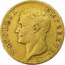 FRANCE, 40 Francs, 1806, Turin, VF(30-35), Gold, Gadoury #1082, 12.78