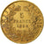 França, Napoleon III, 5 Francs, 1865, Strasbourg, Dourado, EF(40-45)